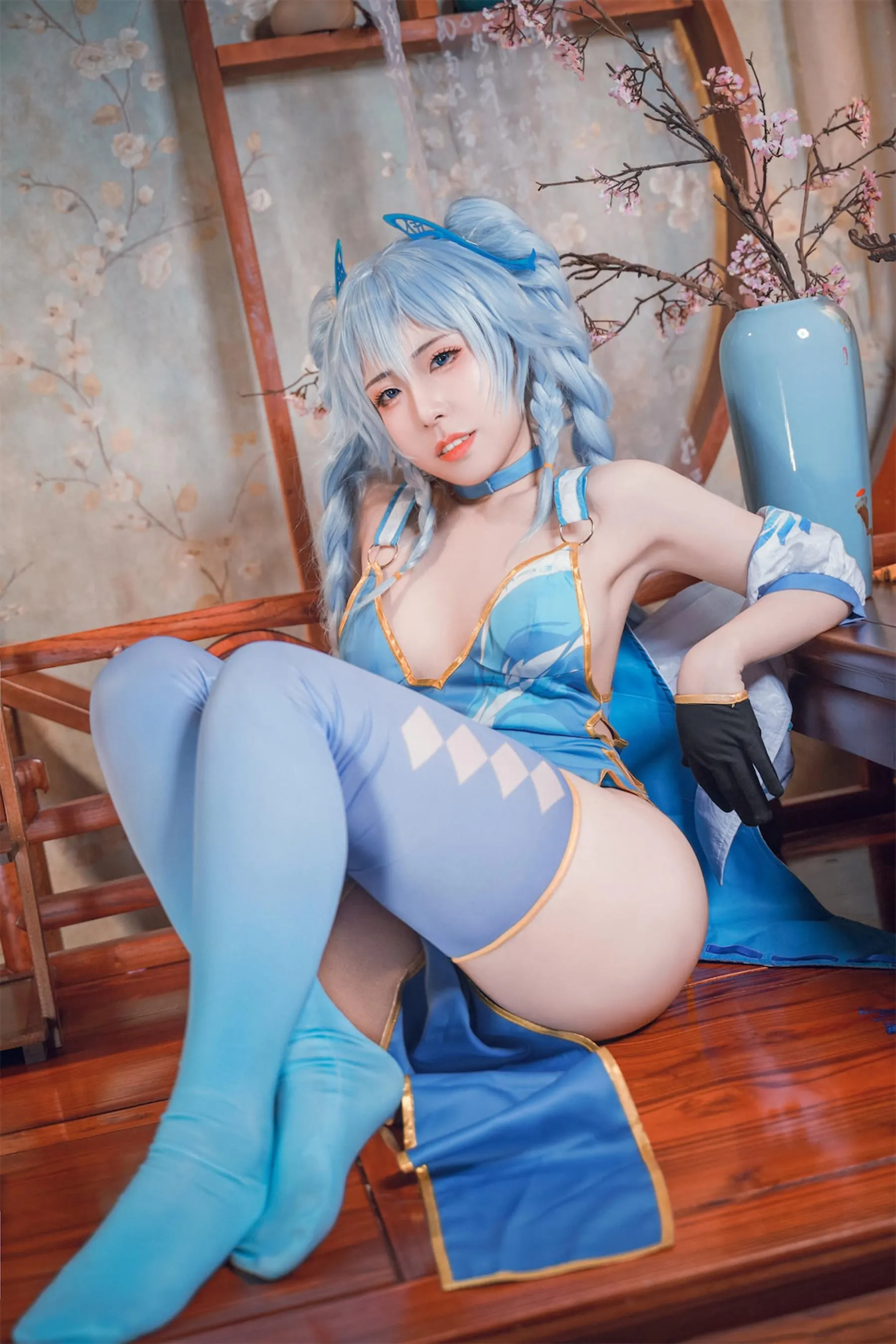 虎森森 – NO.17 少女前线 翠雀媚 [41P]插图4